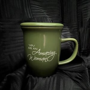 Green Mug with Inspirational Quote